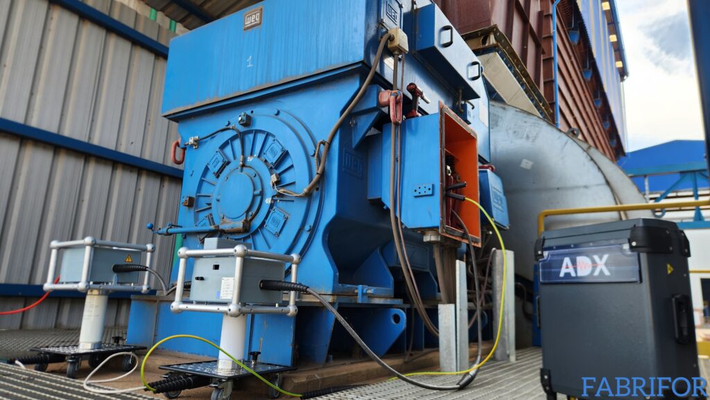 Ensayo de motoro eléctrico de media tensión