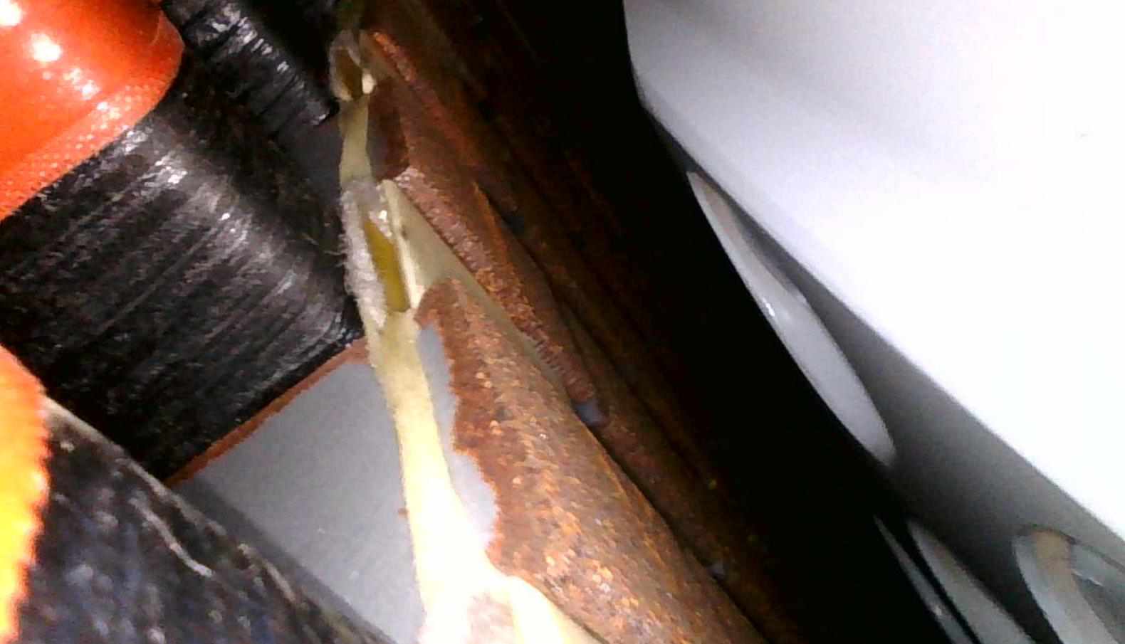 Corrosión en núcleo ferromagnético de estator